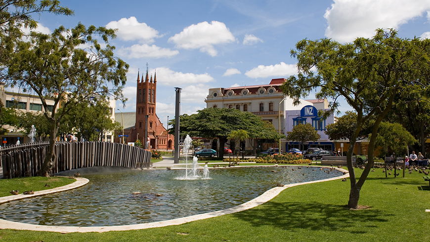 Palmerston North city square