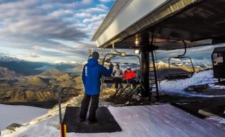 Ski lift work in Queenstown