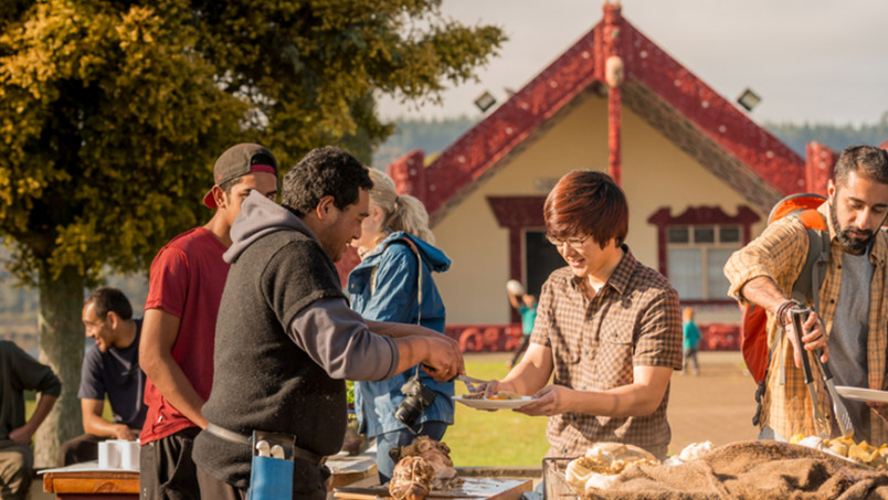 Maori culture at a Marae