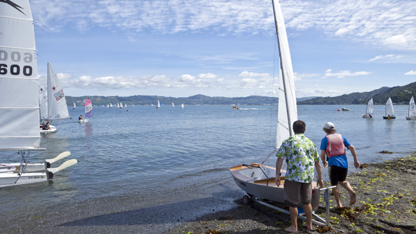 Father & Son sailing