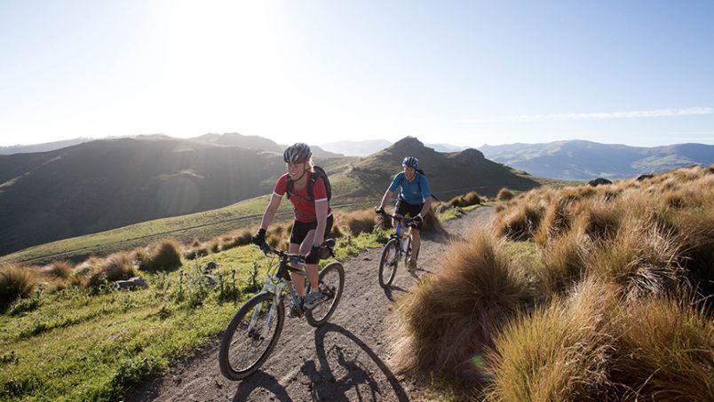 Cycling in Port Hills