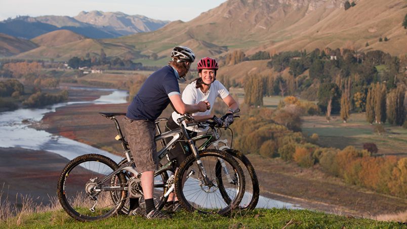 Bikes at Te Mata Peak, Hawke's Bay