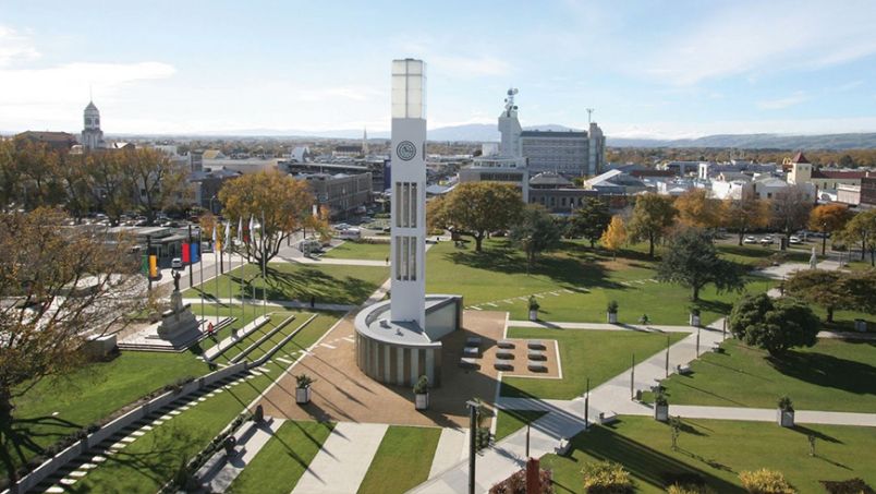 Palmerston North city square