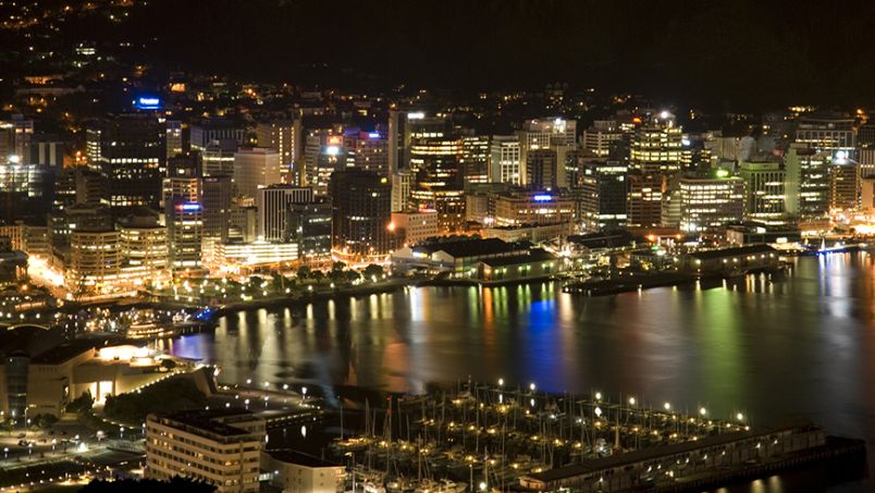 Wellington at night